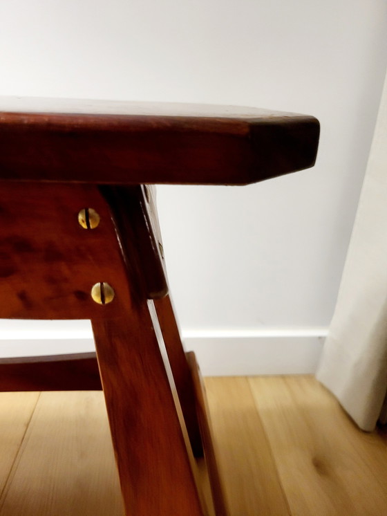 Image 1 of Vintage Wooden Authentic Bench, 70 cm