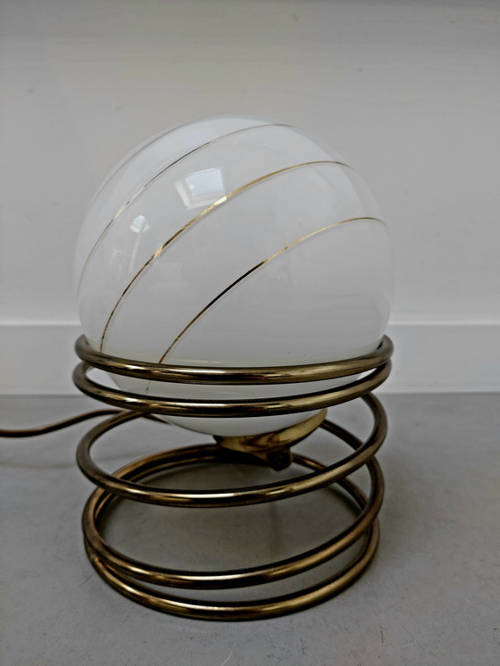 Image 1 of Lampada a spirale Hollywood Regency Metà secolo