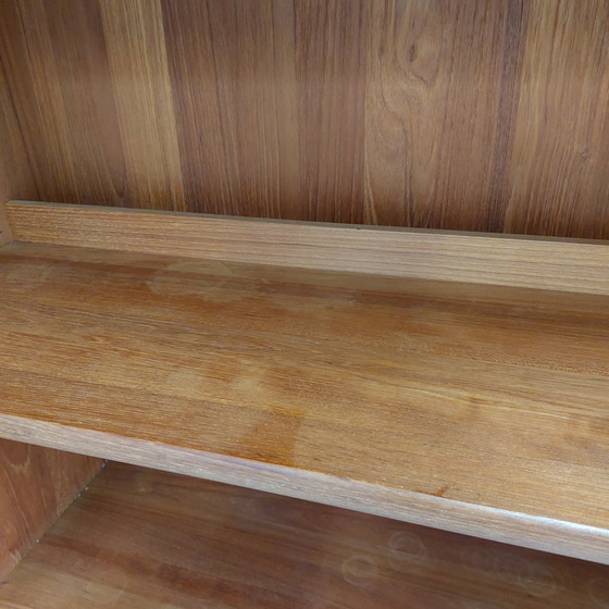 Image 1 of Vintage Dyrlund display cabinet, arched cabinet with lighting