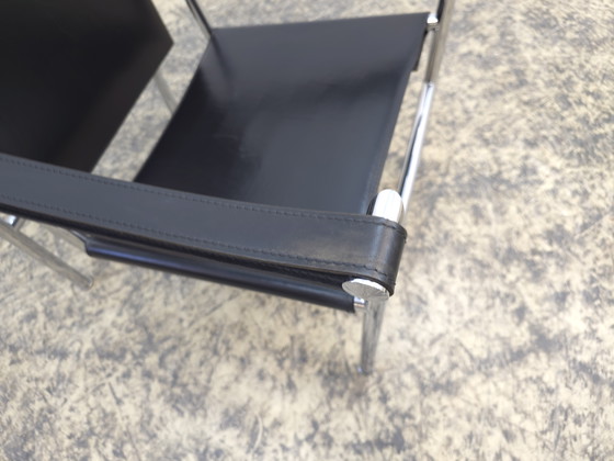 Image 1 of Cassina LC1 Armchair Set of 2 Designer Armchairs Leather Armchairs Chair Le Corbusier