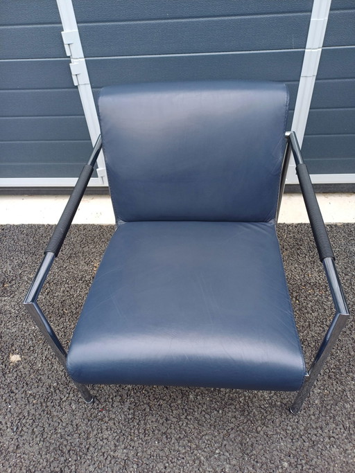 Chaise longue en cuir