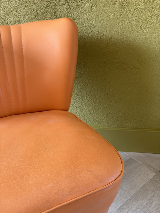 Image 1 of Poltrona da cocktail vintage arancione