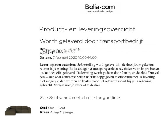 Bolia Zoe-3 Zitzbank Met Chaise Lounge Links – Sofas, Textile, Wool (photo 7 of 7)