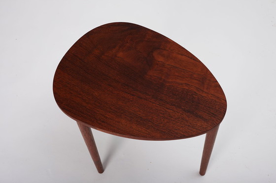 Image 1 of Set of Three Nesting Tables by Beder Trædrejeri, Denmark 1960s