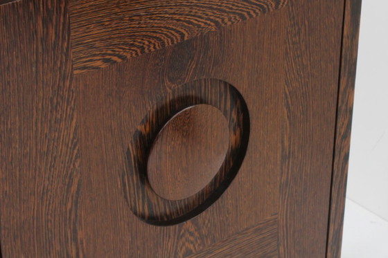 Vintage Brutalist Sideboard 1970s – Wood (photo 13 of 13)