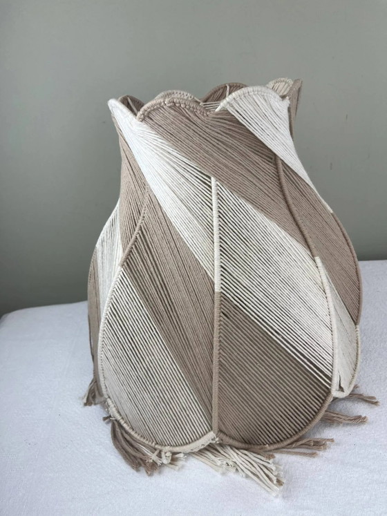 Abat-jour en fil de coton – Objets déco, Wool, Cotton, Bohemian (photo 5 of 9)