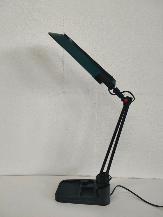 Image 1 of Vintage Verstelbare Bureaulamp/Organizer