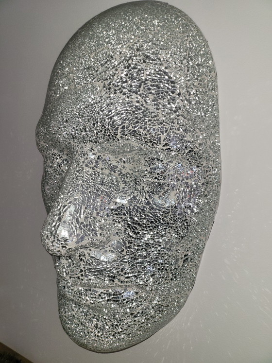 Image 1 of Unique glass sculpture of a man