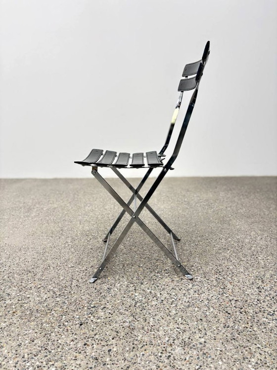 Image 1 of Set of 6 Celestina folding chairs by Marco Zanuso for Zanotta