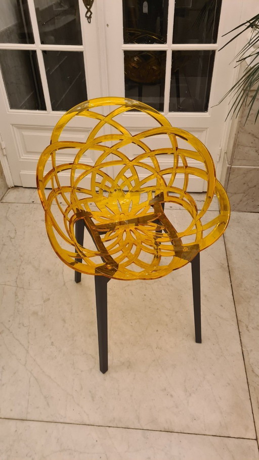 Chaise Flora Papatya pour une utilisation intérieure et extérieure