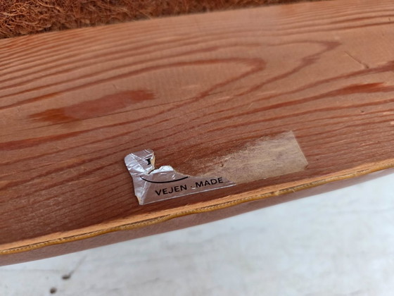 Image 1 of Poltrona danese con schienale alto, anni '70, di Vejen Polstermøbelfabrik, condizioni originali.