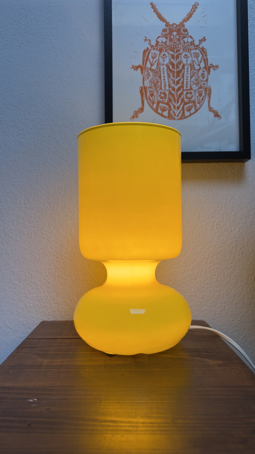 Lampe de table Lykta vintage jaune d'Ikea