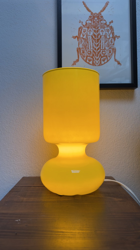 Image 1 of Yellow Vintage Lykta Table Lamp From Ikea