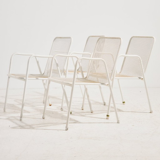 MK11937 Stapelbare tuinfauteuil – tuinstoelen, Metal