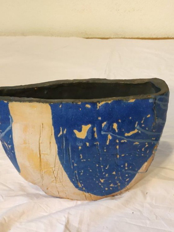 Image 1 of Oval Vase, Ceramic Pot, Ceramic, José Botterhuis, 27 X 8 X 19 Cm (2010)