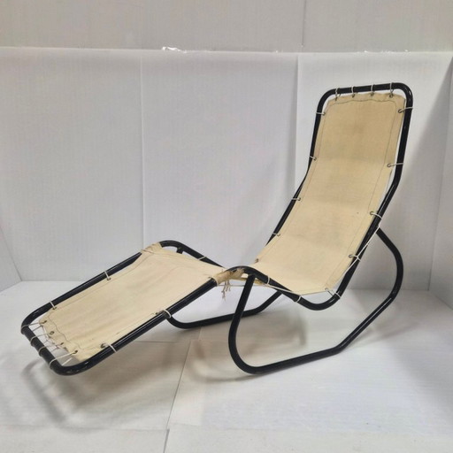 Vintage Barwa schommelende chaise longue uit de jaren 50 van J. Waldheim & Edgar Bartolucci