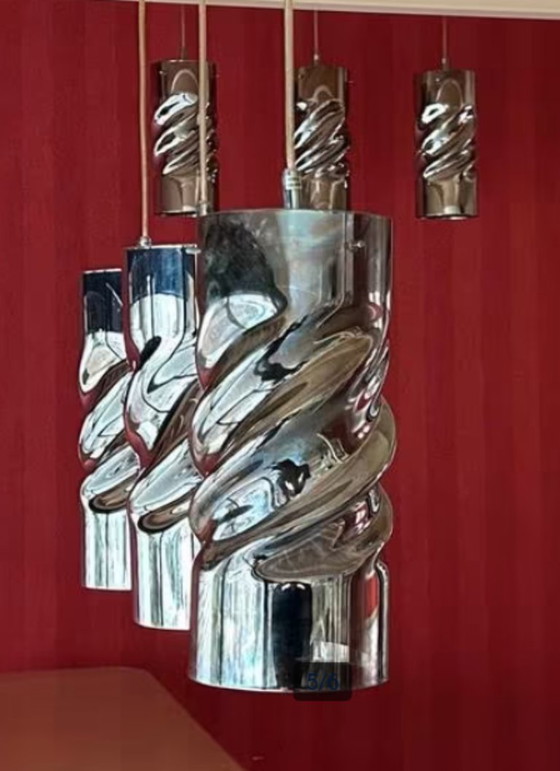 Image 1 of chromen spiegelglas lampen