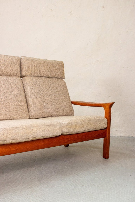 Canapé Vintage en Teck 3 Places Juul Kristensen Danish Mid Century – Canapés 3 places, Wool (photo 9 of 22)