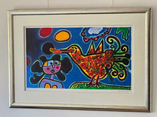 Corneille - Printemps Sauvage - 146/200 - 2003 - Firmado a mano