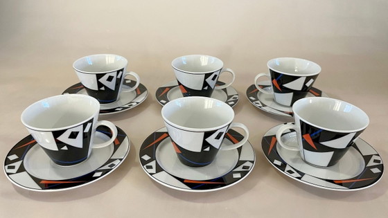 Kronester Bavaria, Memphis Style, Servizio Caffè/Tè per 6 – Stoviglie, Porcelain (photo 10 of 10)