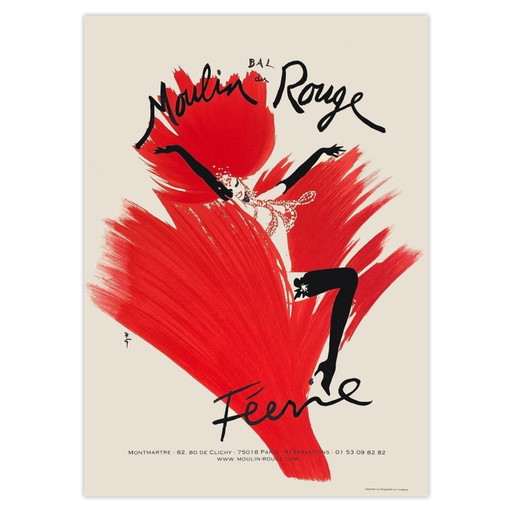 René GRUAU Moulin Rouge – Märchenplakat 2009