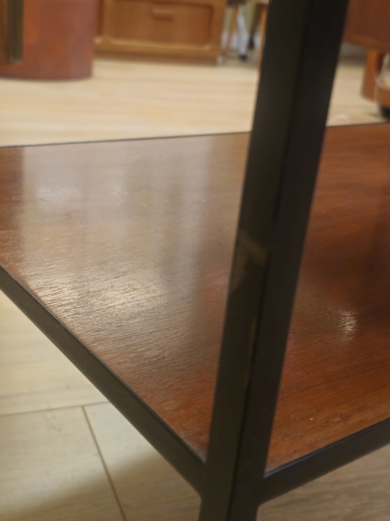 Image 1 of Vintage Sidetable Stellingkast Opbergkast Platenspeler Audiomeubel Kast Boekenkast 
