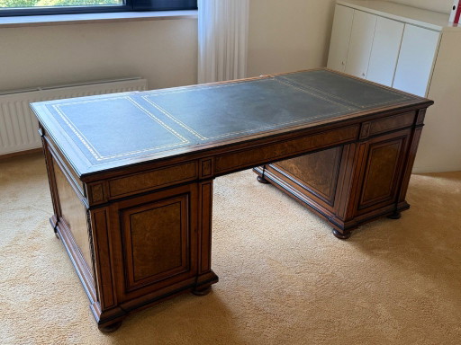 Escritorio clásico elegante 180 x 85 cm – bureau, Wood (photo 2 of 5)