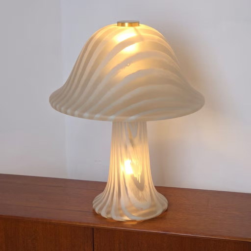Peill & Putzler Murano Mushroom Lampe des années 70