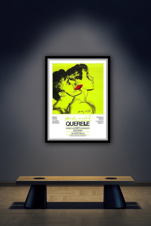 Andy Warhol Giclee Art Print: “Querelle - Last Film of Fassbinder”. Groot Formaat.