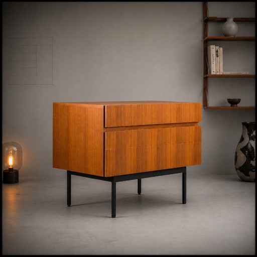 Teakholzschrank von Dieter Waeckerlin für Behr Möbel, Deutschland, 1960er Jahre