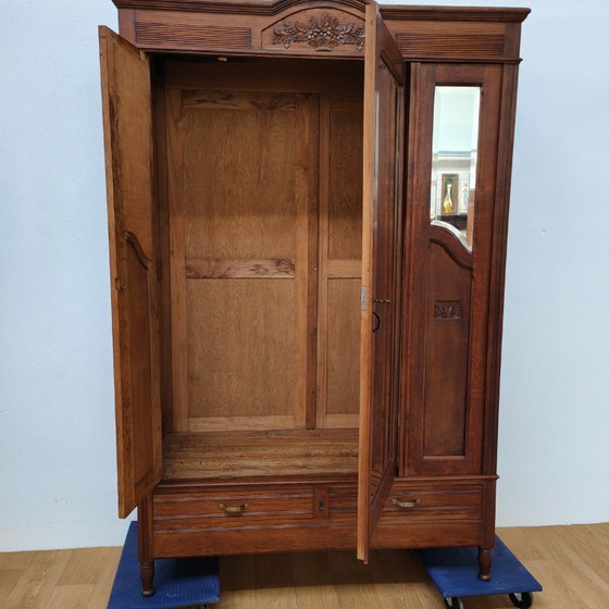 Image 1 of Vintage Antique wardrobe closet detachable wardrobe