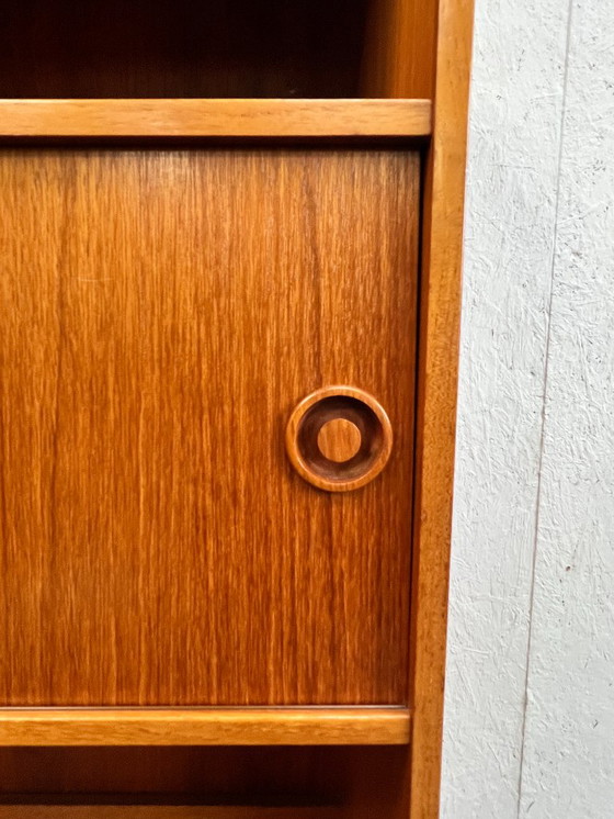 Image 1 of Vintage Highboard, Wandmeubel. Denemarken 1970's