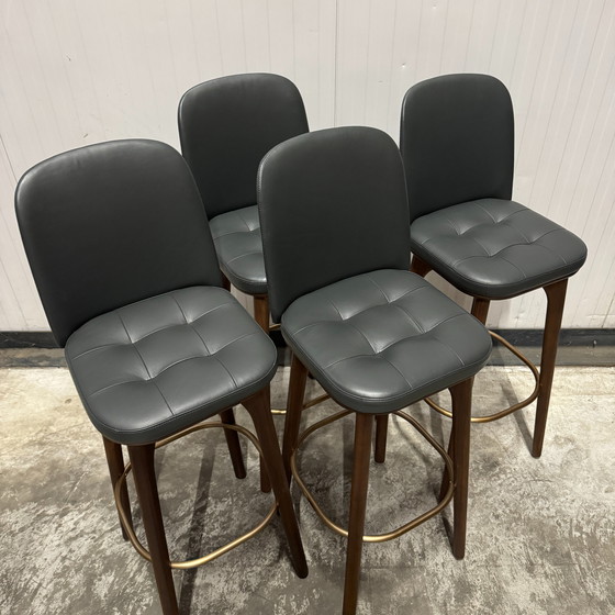 Image 1 of Stellar Works Utility Bar Chair SH760 bar stool (set of 4)