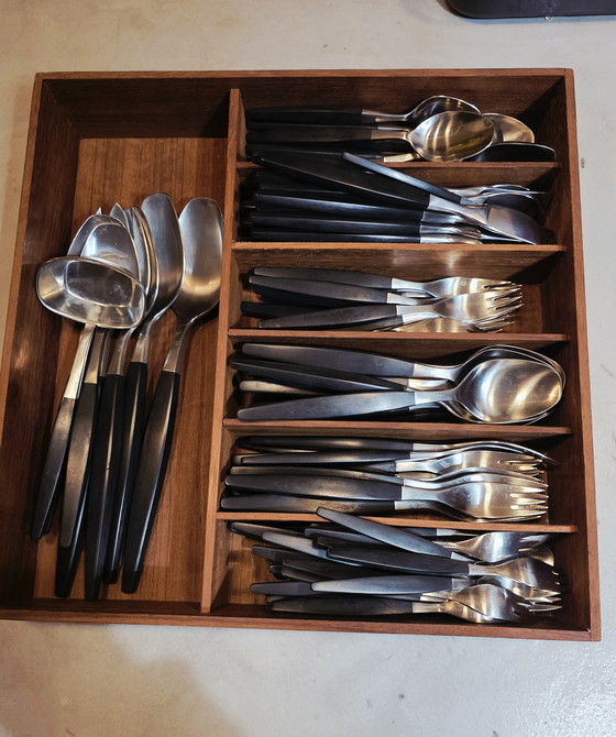Image 1 of Gense Stainless Sweden cutlery Folke Arström 1950s
