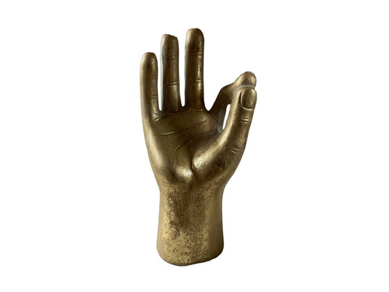 Image 1 of Gold Hand Ornament