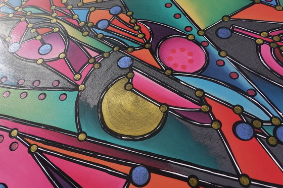 Image 1 of Kubismus A1430 - abstrakte Malerei XXL