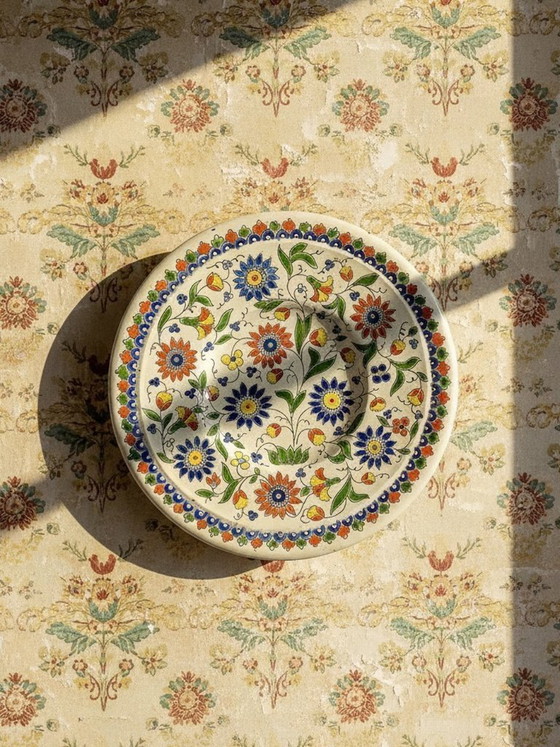 Image 1 of Thun enamel dish signed Schoch-Läderach old Swiss artisanal & rare