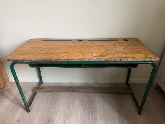 Image 1 of Vintage schooldesk for kids