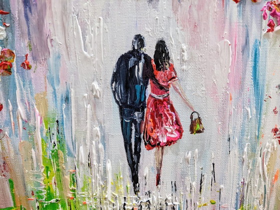 Image 1 of Evelina VINE - Paseo primaveral por Londres - Pintura del artista