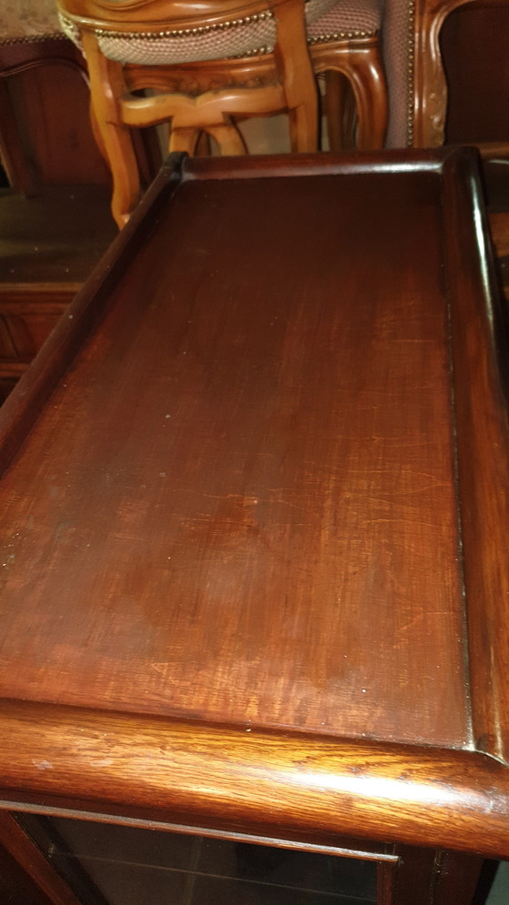 Image 1 of Chippendale Engelse vitrinekast 