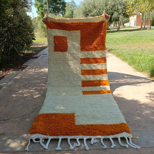 Tappeto da ingresso in pura lana, realizzato a mano, 75/300 cm – Alberto Bazzani, vloerkleden en tapijten, Wool