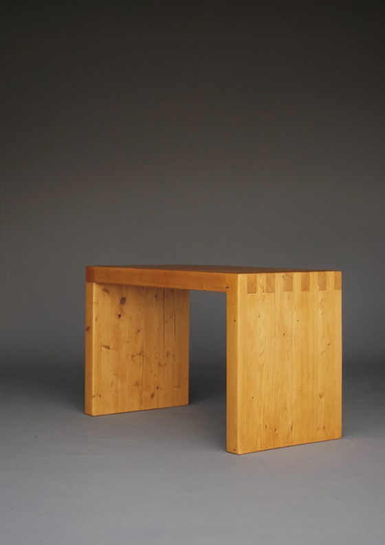 Image 1 of Vintage solid pine bench in the style of Ate van Apeldoorn, 1970s