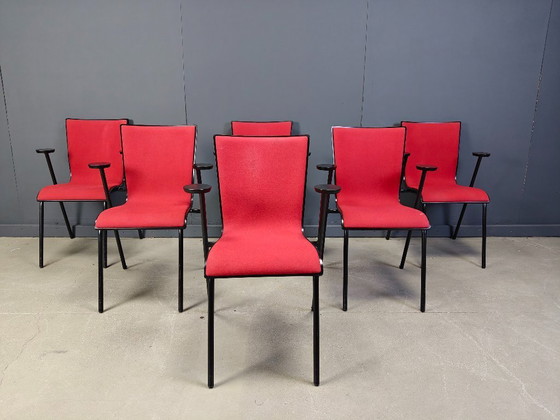 Image 1 of Vintage Occhio stoelen van Roel Vandebeek voor Drisag, jaren 2000 - set van 6