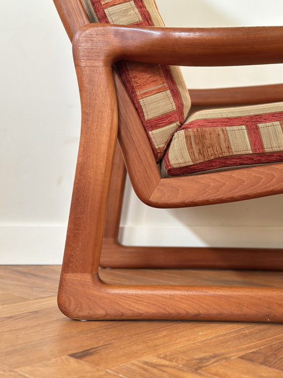 Poltrona vintage di design danese EMC in legno di teak, anni '50/'60/'70 – Poltrone, Wood, Textile (photo 4 of 15)
