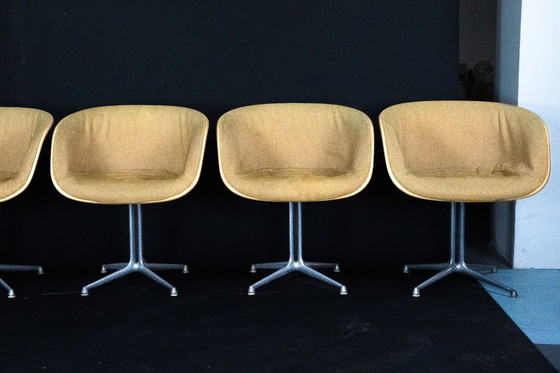 Image 1 of Conjunto de 4 sillones La Fonda de Charles Eames para Herman Miller. EE. UU., década de 1960.