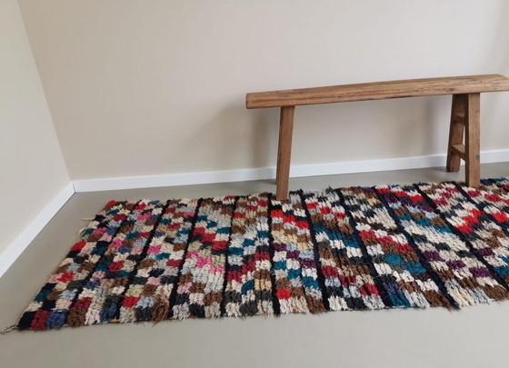 Image 1 of Boucherouite tapijt/loper 244x85cm