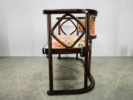 Image 1 of Sofá modernista estilo Fledermaus de Josef Hoffmann, años 30