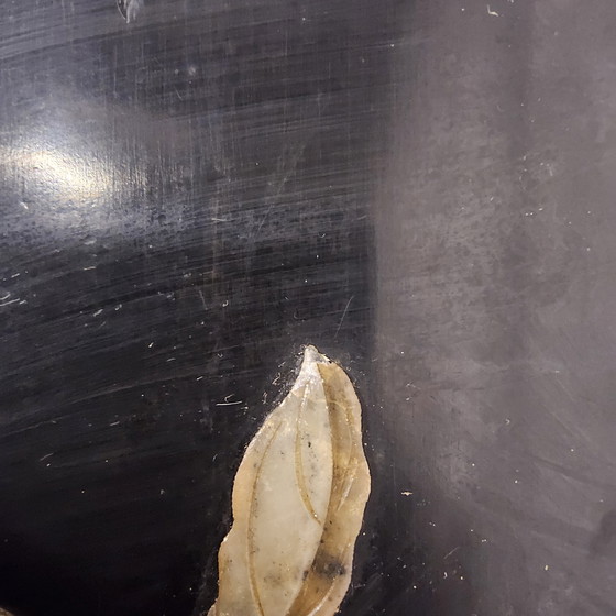 Image 1 of Armoire chinoise vintage en laque oiseaux fleurs (stéatite) armoire bohème / armoire orientale / armoire asiatique