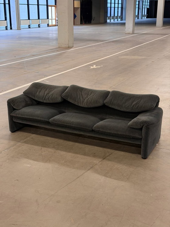 Image 1 of Cassina 3-seater Maralunga Sofa | Vintage