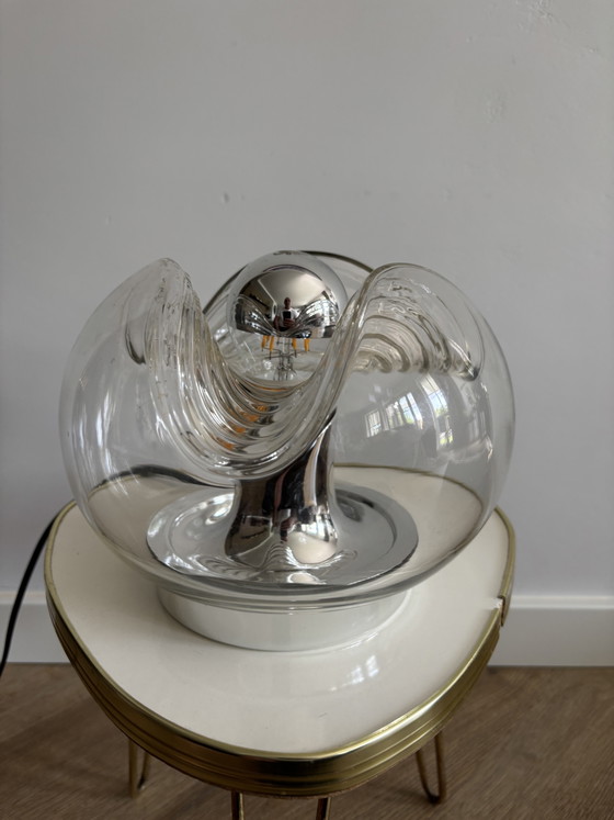 Image 1 of Lámpara de mesa Wave Futura de Peill & Putzler, década de 1970.